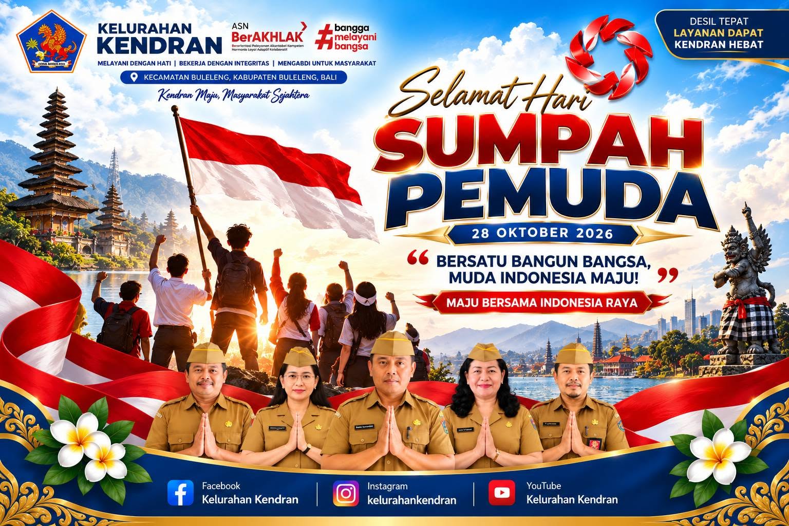 SELAMAT HARI SUMPAH PEMUDA KE-98 28 Oktober 2026