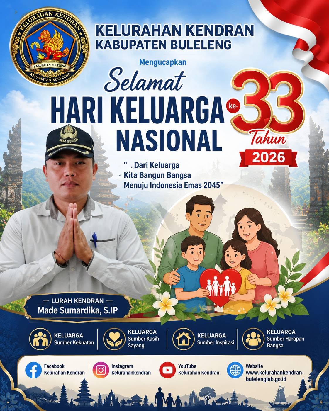 Selamat Hari Keluarga Nasional ke-33 Tahun 2026
