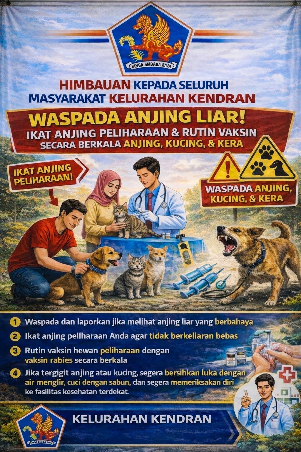 HIMBAUAN WASPADA ANJING LIAR 
