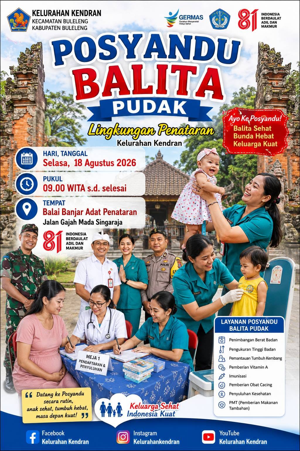 AYO KE POSYANDU BALITA PUDAK!