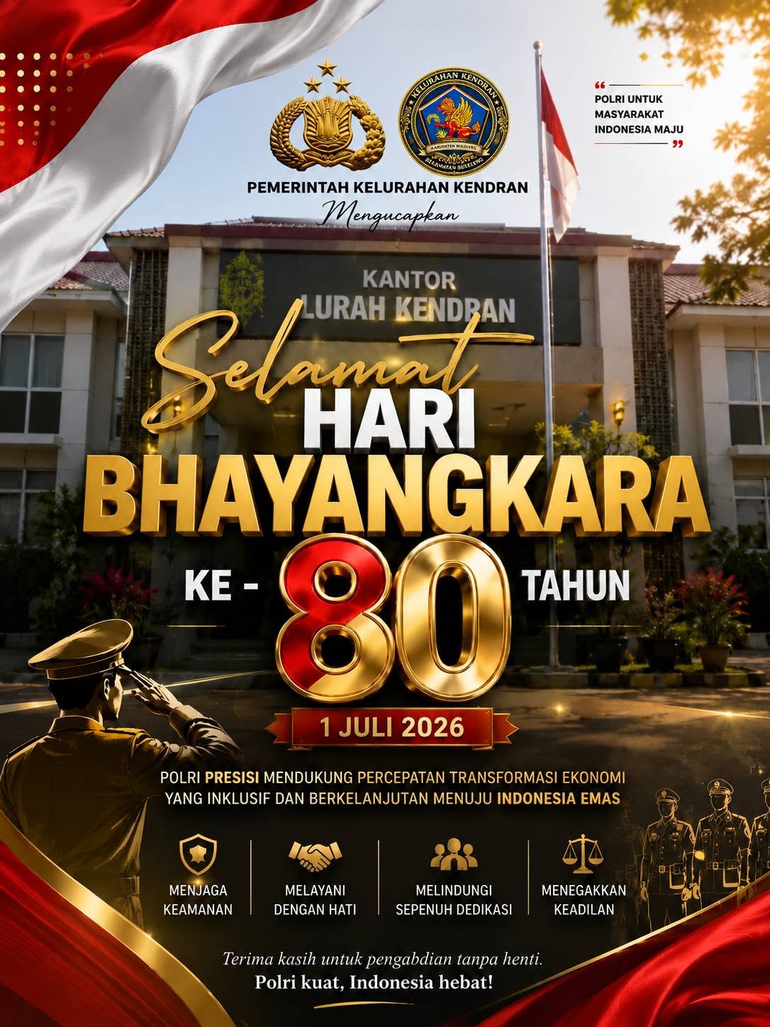 SELAMAT HARI BHAYANGKARA KE-80 1 Juli 2026